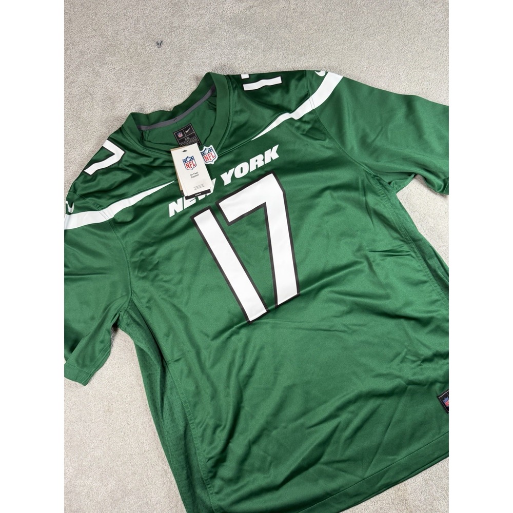 New York Jets Garrett Wilson #17 Nike Player Game Jersey, Green, 2XL, NWT